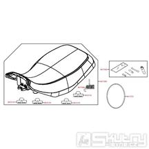 F09 Sedačka / Nářadí - Kymco MXU 450i LOF LC90CE