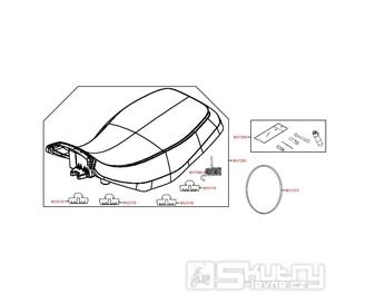 F09 Sedačka / Nářadí - Kymco MXU 450i LOF LC90CE