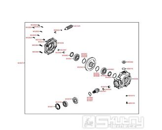 F17 Zadní rozvodovka - Kymco UXV 500