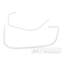 Ochranné lišty kapotáže bílé Moto Nostra pro Vespa GT, GTL, GTS 125-300, GTV (-2018)