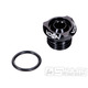 Olejová zátka VOCA V2 CNC černá pro Minarelli AM, Generic, KSR-Moto, Keeway, Motobi, Ride, 1E40MA, 1E40MB
