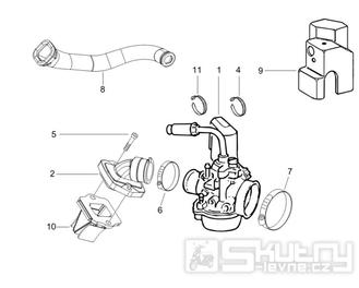 1.39 Karburátor - Gilera Storm 50 2007 (ZAPC29000)