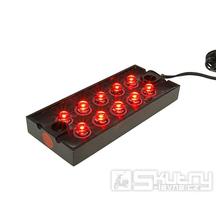 Venkovní osvětlení s 10 LED diody - červené světlo