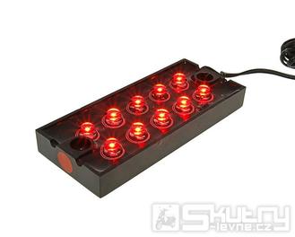 Venkovní osvětlení s 10 LED diody - červené světlo