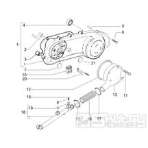 1.15 Kryt variátoru, přívod vzduchu pro variátor - Gilera Runner 50 PureJet SC 2005 UK (ZAPC46200)