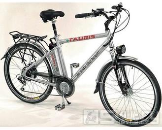 Elektrické kolo Tauris R120 E-Bike Pedelec - pánské - barva stříbrná
