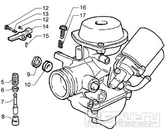 T19/A Karburátor - Gilera Runner 125 VX 4T LC (ZAPM24200)