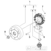 1.21 Magneto dobíjení - Gilera Runner 50 SP 2008-2009 (ZAPC46100)