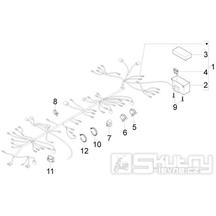 6.08 Elektroinstalace, pojistky - Gilera Runner 50 SP 2010-2012 (ZAPC46100, ZAPC46300, ZAPC4610001)