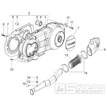 1.15 Kryt variátoru, přívod vzduchu pro variátor - Gilera Runner 125 VX 4T 2006-2007 UK (ZAPM46300)