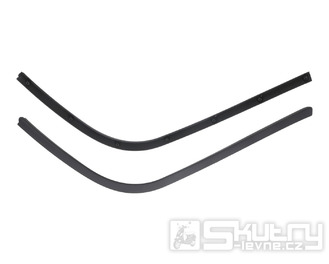 Ochranné lišty podlahy černé matné pro Vespa Primavera, Vespa Sprint 2013-