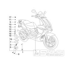 6.08 Elektroinstalace, pojistky - Gilera Runner 50 PureJet SC 2005 UK (ZAPC46200)