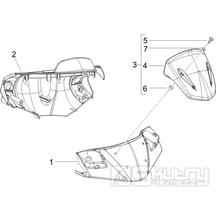 3.01 Kryt řidítek, plexi štít - Gilera Runner 200 VXR 4T LC Race 2005-2006 (ZAPM46200)