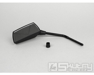 Zrcátko F1 2K10 se závitem M8 x 75mm, černé, levé