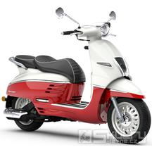 Peugeot Django Standard 125i Euro5+ - barva Dragon Red/Milky White