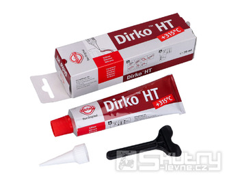 Silikonový tmel Dirko HT červený +315 °C 70ml