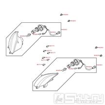 F01 Přední světlomety - Kymco MXU 500 2WD