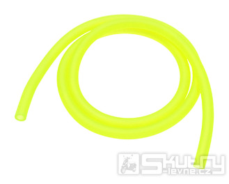 Benzinová hadice neonově žlutá 1m - 5x9mm