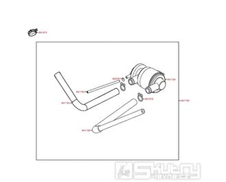 F21 Sekundární vzduchový systém - Kymco Agility 50 City 4T