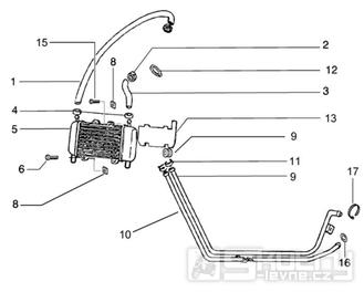 T20 Chladič - Gilera Runner Purejet 50 1998-2005 (ZAPC36100)