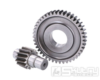 Sekundární převod Polini 14/43 pro Piaggio Liberty, ZIP II 50 iGet 4T 3V, Vespa Primavera, Sprint Euro4 2017-