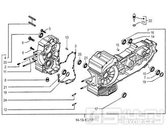 Karter motoru - Malaguti Spider Max GT 500 Euro 3