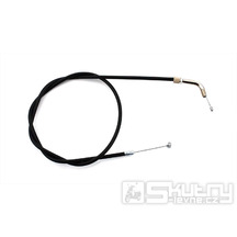 Plynové lanko černé s ohnutým zakončením pro Puch, MS 50 V