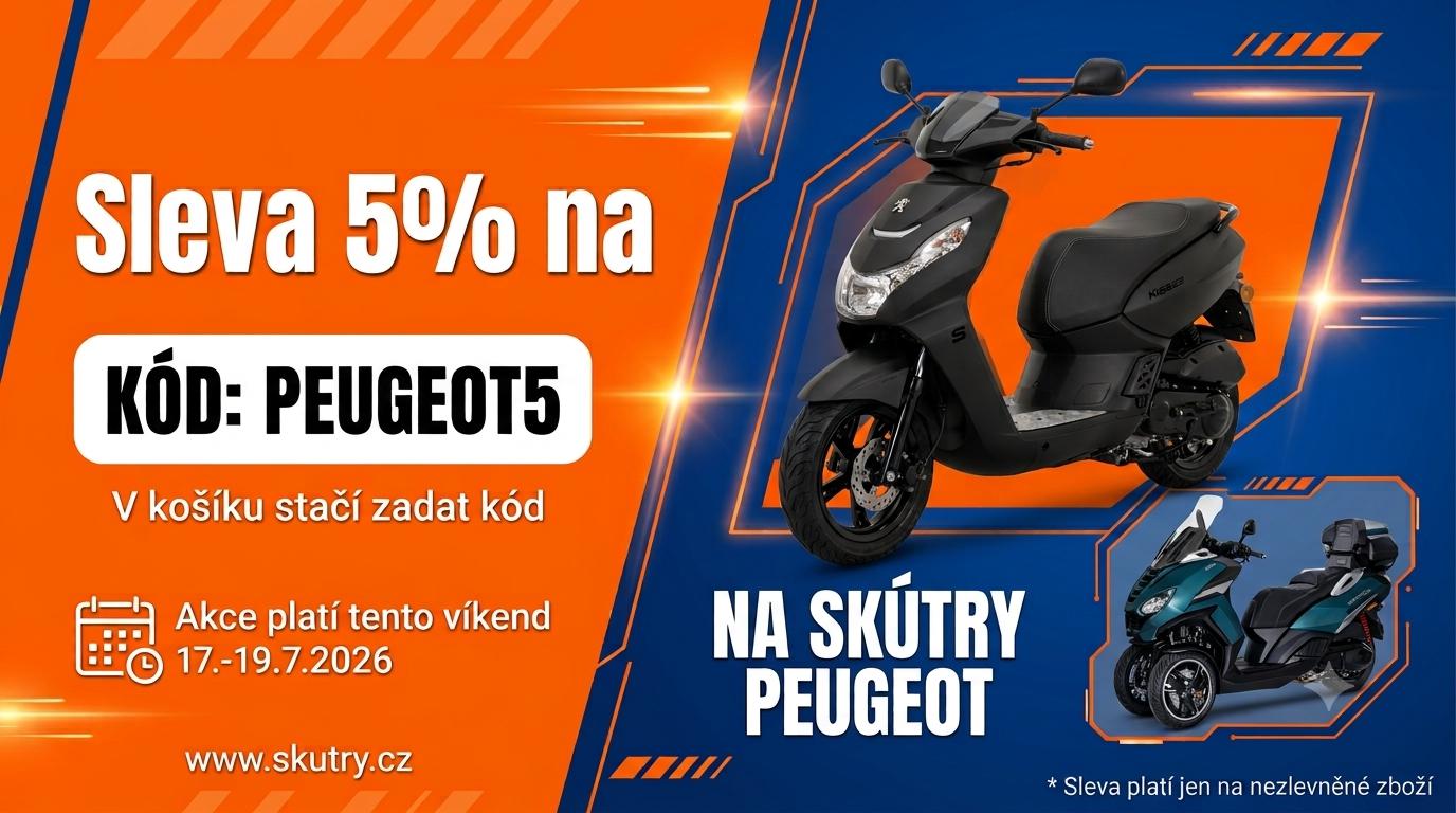 Sleva 5% na sk&uacute;tr Peugeot