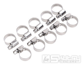Hadicové svorky 12-20mm, 10 kusů