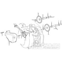 1.18 Olejové čerpadlo - Gilera RCR 50 od roku 2006, D50B0 (ZAPG11D1)