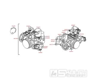 E09 Vstřikovací jednotka - Kymco Xciting 500i [AFI]