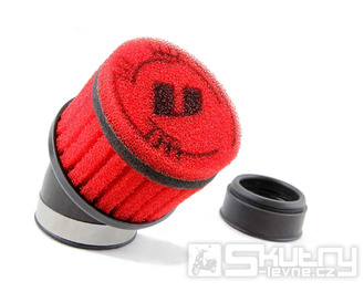 Vzduchový filtr VOCA Racing 48mm červený pro karburátory PWK a s plochým šoupátkem