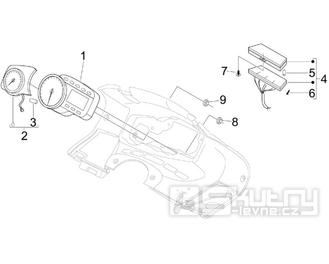 3.02 Tachometr - Gilera Nexus 125ie 4T LC 2008 (ZAPM35700)