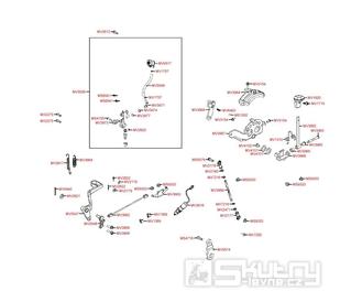 F15 Hlavní  brzdový válec zadní / Brzdový pedál - Kymco MXU 500 IRS DX LAA0DD