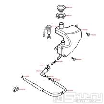 F12 Olejová nádrž - Kymco Super 9 AC 50