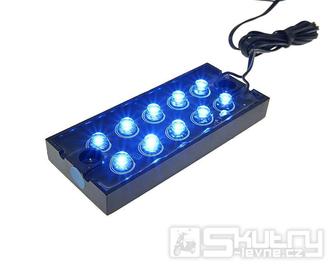 Venkovní osvětlení s 10 LED diody - modré světlo
