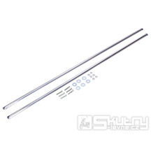 Hliníkové lišty na sedadlo Denfeld 440 mm půlkruhové pro Denfeld, Zündapp, Kreidler, Hercules