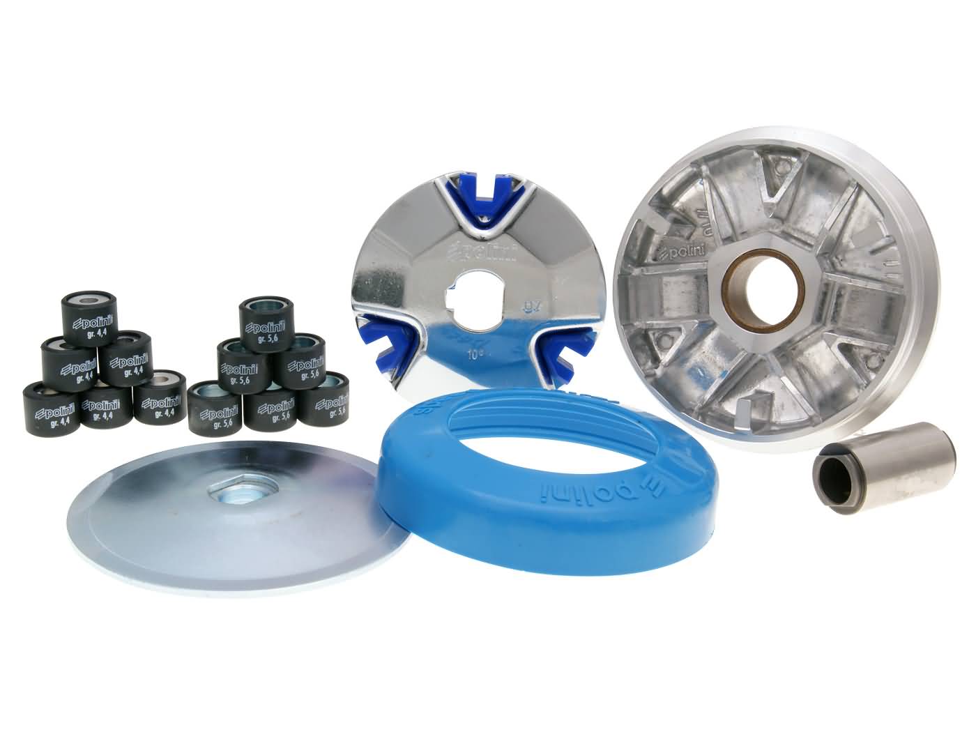 Variátor s polořemenicí Polini Hi-Speed pro Piaggio Boss, Boxer, Bravo, Ciao, Grillo, Si