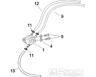 2.53 Palivový systém - Gilera Runner 50 SP -SC- 2006 (ZAPC461000)