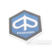 Nalepovací znak Piaggio o rozměru 25x30mm pro Vespa Primavera, Rally a Super 80 až 200ccm