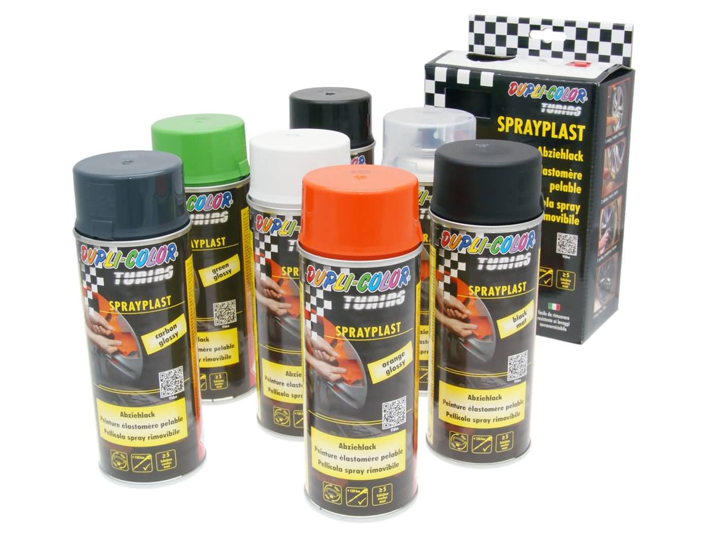 Sprej Sprayplast Dupli-Color v různých barevných provedeních 400ml