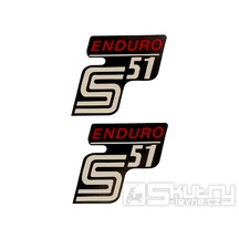 Nalepovací sada znaků Endruo S51 pro Simson S51
