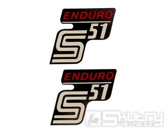 Nalepovací sada znaků Endruo S51 pro Simson S51