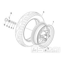 4.12 Zadní kolo - Gilera Stalker 50 2T 2005-2006 (ZAPC40100)