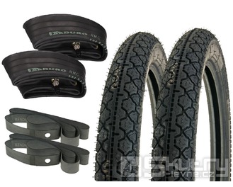 Sada pneumatik Heidenau K36/1 o rozměru 2.75-16 M/C 46J TT