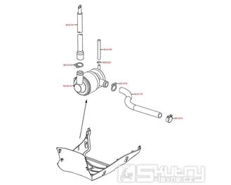 F21 Sekundární vzduchový systém - Kymco Agility 50