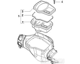 3.02 Tachometr - Gilera Runner 200 VXR 4T LC 2005-2006 (ZAPM46200)