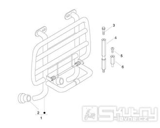 Gumy pro přední nosič Vespa