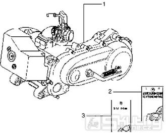 T1 Motor - Gilera Easy Moving 50ccm 2T AC (SSP2T0001001...)