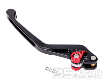 Spojková páčka / brzdová páčka Puig 3.0 zadní nastavitelná – černá/červená